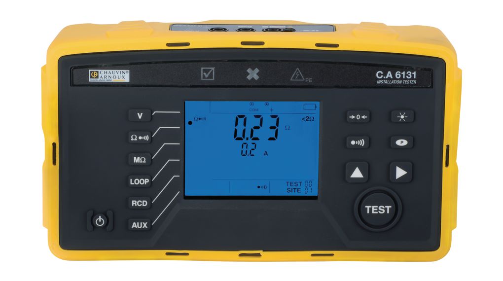 Electrical Installation Tester 10 ... 999.9MOhm ±3 % IP54